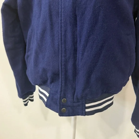 New York Yankees Wool Bomber Varsity Jacket Adult Medium Baseball MLB